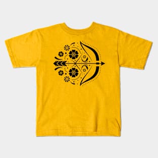 Scandinavian Folk Style Archery Kids T-Shirt